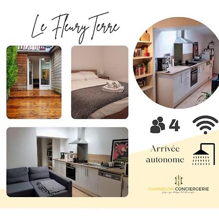 Appartamento FleuryTerre - Grand 2 pièces avec terrasse Deville-les-Rouen Esterno foto