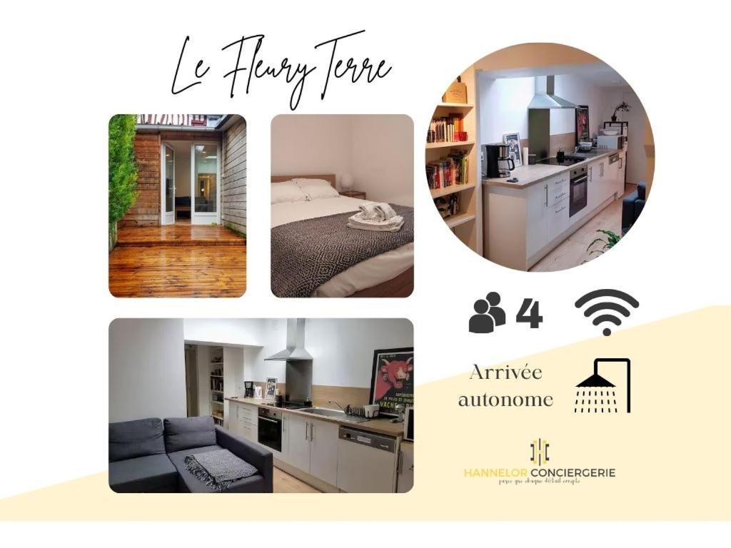 Appartamento FleuryTerre - Grand 2 pièces avec terrasse Deville-les-Rouen Esterno foto